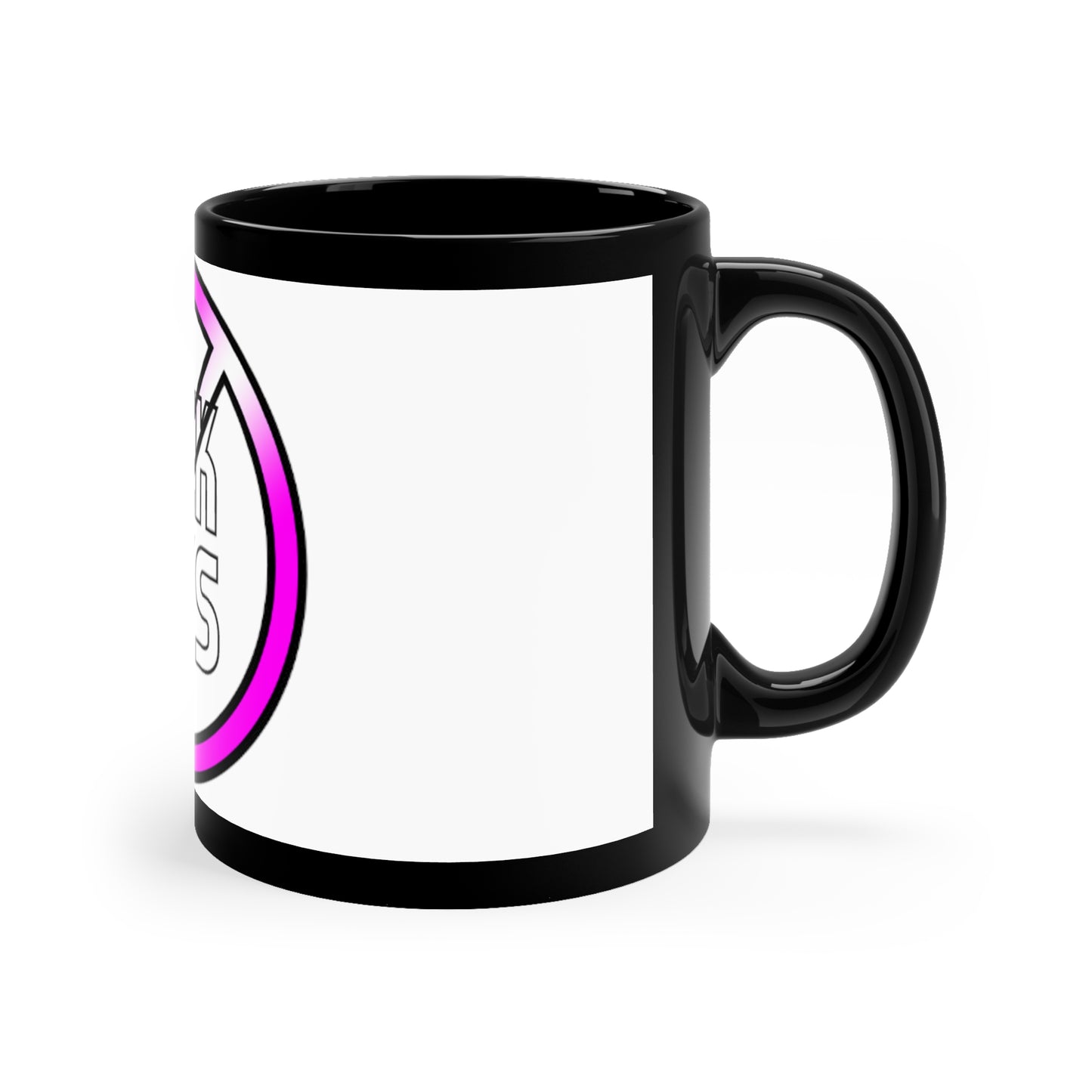 Black "NFB" Coffee Mug, 11oz